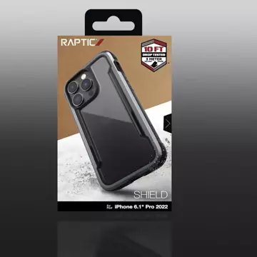 Raptic Shield Case for iPhone 14 Pro armored cover black