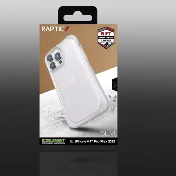 Raptic Slim Case for iPhone 14 Pro Max transparent back cover