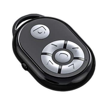 Remote controller Bluetooth remote control for phone control, taking photos, recordings, scrolling Alogy Black