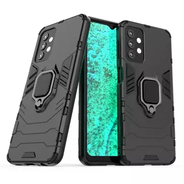 Ring Armor armored hybrid case cover with magnetic holder for Samsung Galaxy A13 5G black