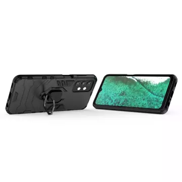 Ring Armor armored hybrid case cover with magnetic holder for Samsung Galaxy A13 5G black