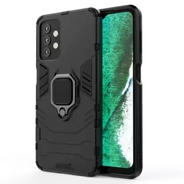 Ring Armor armored hybrid case cover with magnetic holder for Samsung Galaxy A13 5G black