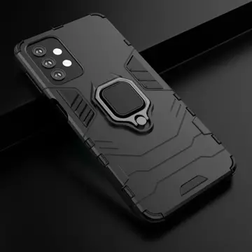 Ring Armor armored hybrid case cover with magnetic holder for Samsung Galaxy A13 5G black