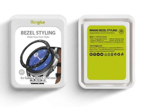 Ringke Bezel Tachymeter Cover for Samsung Galaxy Watch 3 41mm Black