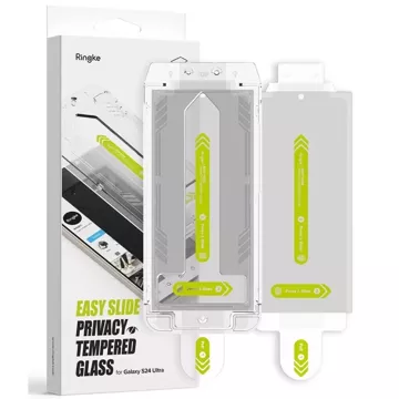 Ringke Easy Slide 2-pack tempered glass for Samsung Galaxy S24 Ultra Privacy