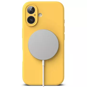 Ringke MagSafe Magnetic Silicone Case for iPhone 16 Yellow