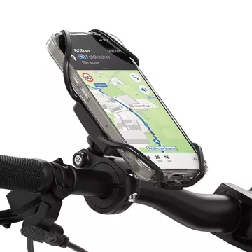 Ringke Quick and Go Bike Mount for Phone on Handlebar for Bike, Scooter, Motorbike Black