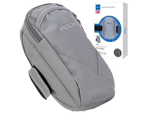 Rock sachet sports armband for running armband Gray