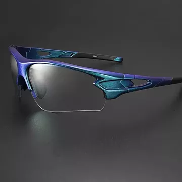 Rockbros 10069 photochromic UV400 cycling glasses - blue