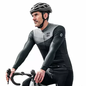 Rockbros 15120009004 Long Sleeve Cycling Jersey Spring/Summer XL - Black