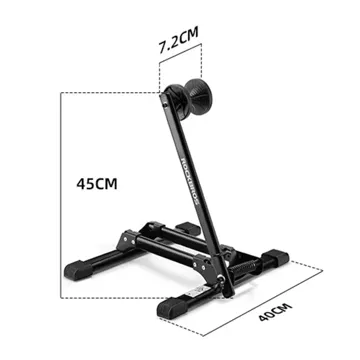 Rockbros 27210001001 Folding Bicycle Stand - Black