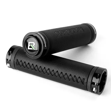 Rockbros 40210003001 microfiber bicycle handlebar grips - black