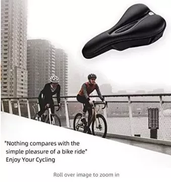 Rockbros LF047-B silicone gel bicycle seat cover size L - black