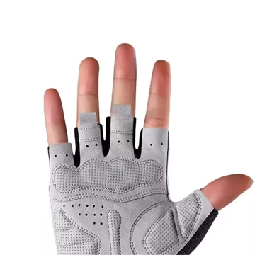 Rockbros S109GR cycling gloves, size M - gray