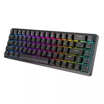 Royal Kludge RK837 RGB mechanical keyboard, Brown switch (black)