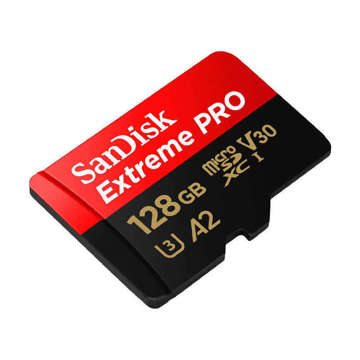 SANDISK EXTREME PRO microSDXC 128GB 200/90MB/s UHS-I U3 Memory Card (SDSQXCD-128G-GN6MA)