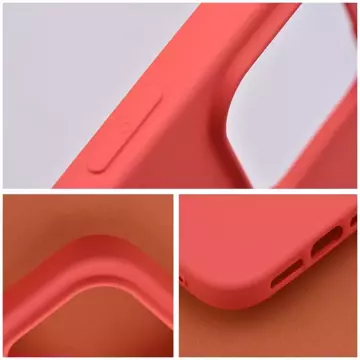 SILICONE case for Apple iPhone 15 Plus, peach