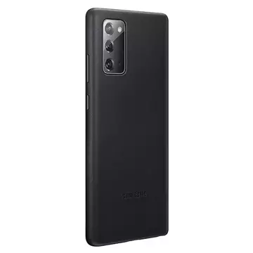 Samsung EF-VN980LB case for Samsung Galaxy Note 20 N980 black/black Leather Cover