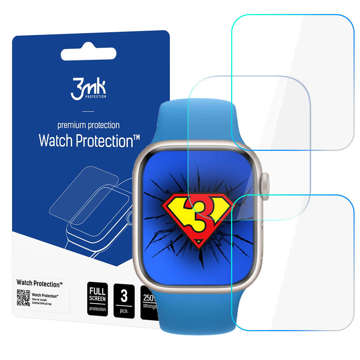Screen Protector x3 3mk Watch Protection for Apple Watch 7 41mm