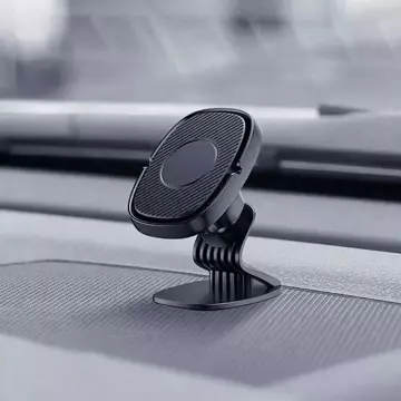 Self-adhesive magnetic car phone holder for dashboard black