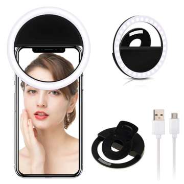 Selfie Ring LED Lamp Black