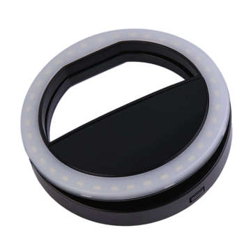 Selfie Ring LED Lamp Black