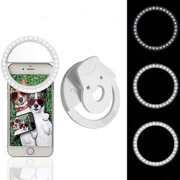 Selfie Ring LED Lamp White