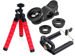 Set of 3 Lens Lenses Flexible Tripod Holder 1/4