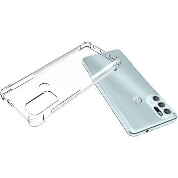 ShockProof Alogy Armor Case for Motorola Moto G60s Transparent