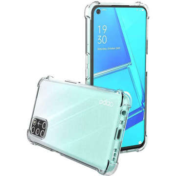 ShockProof Alogy Armor Case for Oppo A54/ A74/ A93 5G Transparent