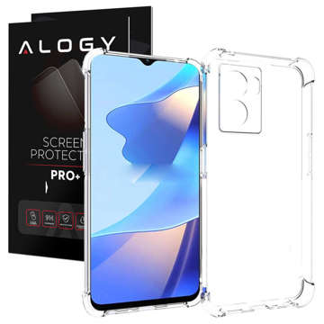 ShockProof Alogy Armor Case for Oppo A57 5G 2022 Clear Glass