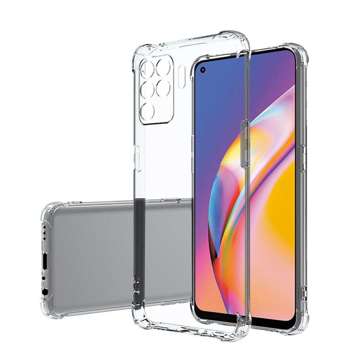 "ShockProof Alogy Armor Case for Oppo Reno 5 Lite/ A94 4G/ F19 Pro Transparent"