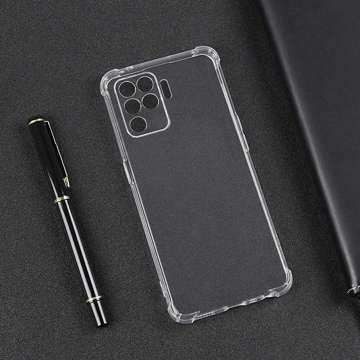 "ShockProof Alogy Armor Case for Oppo Reno 5 Lite/ A94 4G/ F19 Pro Transparent"