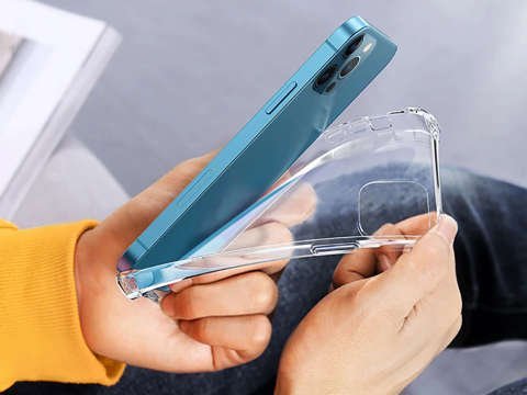 ShockProof Alogy Armored Case for Apple iPhone 12/ 12 Pro Transparent Glass Alogy