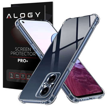 ShockProof Alogy Case for Oppo Reno 7 Lite 5G Global Glass