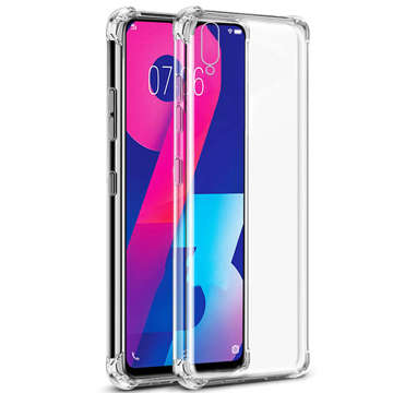 ShockProof Alogy Silicone Armor Case for Vivo Y93 Transparent