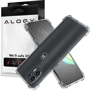 ShockProof Alogy case for Motorola Moto G50 5G Saipan Transparent
