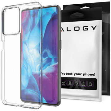 Silicone Case Alogy case for Realme 9 Pro transparent Glass