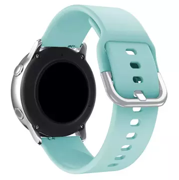 Silicone Strap TYS wristband for smartwatch watch universal 22mm turquoise