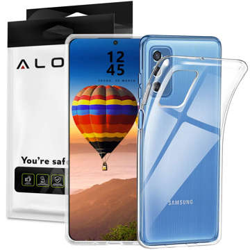 Silicone case cover case for Samsung Galaxy M52 5G transparent