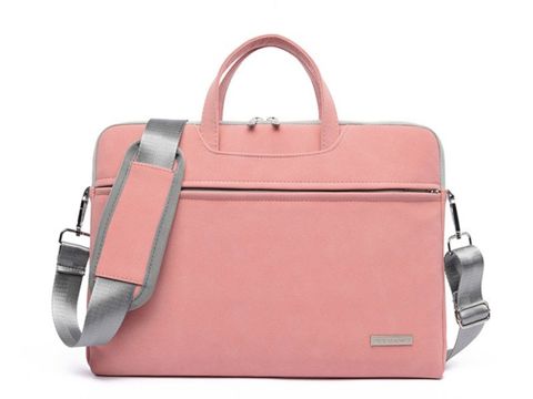 Sleeve Case JIQUANMEI Laptop Bag 15.6" for MacBook Air/ Pro Pink