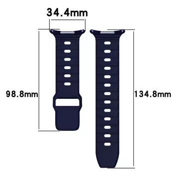 Smartwatch Band Watch Strap for Samsung Galaxy Watch Ultra 47mm Navy Blue