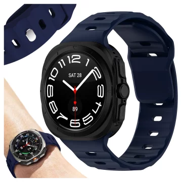 Smartwatch Band Watch Strap for Samsung Galaxy Watch Ultra 47mm Navy Blue