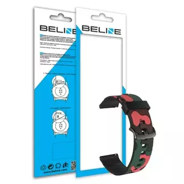 Smartwatch strap Beline Camo strap universal up to 20mm pattern 1