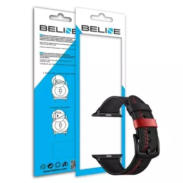 Smartwatch strap Beline Casual strap universal for 20mm black/black