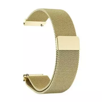 Smartwatch strap Beline Fancy strap universal to 20mm gold/gold