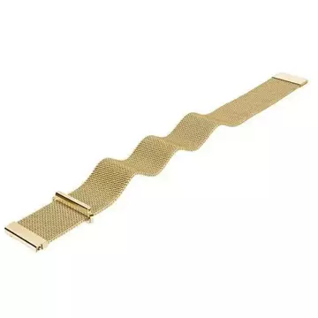 Smartwatch strap Beline Fancy strap universal to 20mm gold/gold