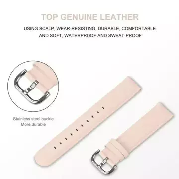 Smartwatch strap Beline watch strap universal for 20mm Elegance pink/pink