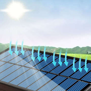 Solar lamp 120 LED with an external panel with a PIR motion and twilight sensor