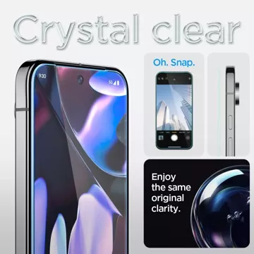 Spigen Glas.Tr ”EZ FIT” Tempered Glass 2-Pack for Google Pixel 9 Pro XL Clear